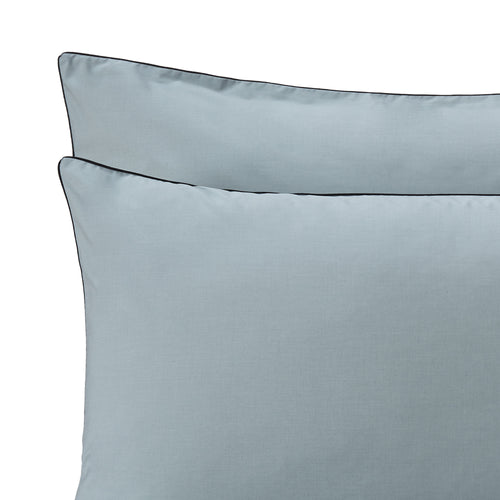 Vitero Percale Bed Linen in green grey & black | Home & Living inspiration | URBANARA