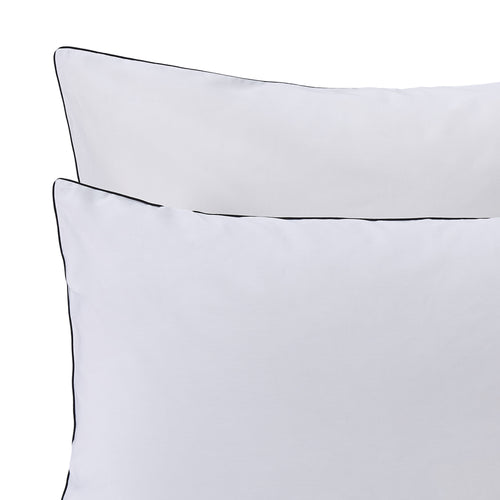 Vitero Percale Bed Linen in white & black | Home & Living inspiration | URBANARA