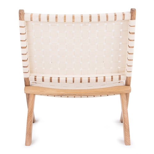 Zenica Lounge Chair [Natural white]