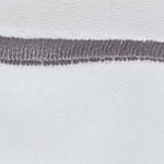 Karakol Bed Linen white & grey, 100% cotton | URBANARA sateen bedding