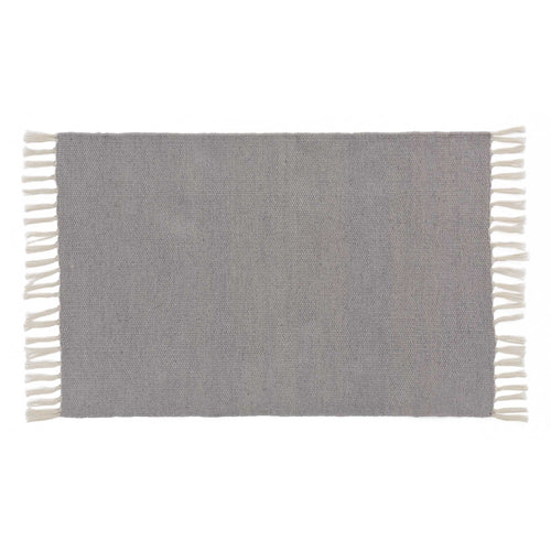 Udaka doormat, silver grey, 100% pet